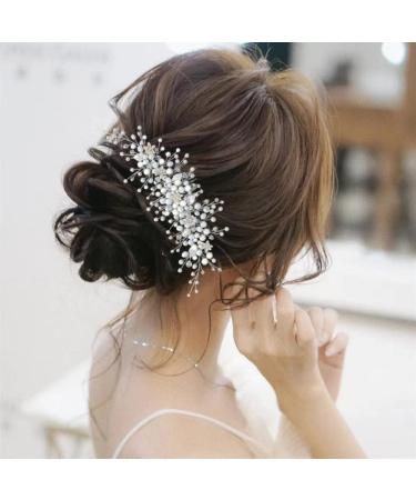 ISLHJDD Retro Bride Wedding Hair Comb Slides Crystal Hair Accessories Bridal Elegant Hair Clip Wedding Hair Vine Headpiece Wedding Accessories - Buy Online on GoSupps.com