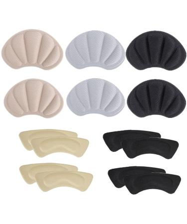 Siismi 5 pair of heel cushions foot care heel pillow non-slip sponge heel cushion for shoes to avoid scraping and bubbles suitable for sports shoes high heels heels cushion for sneakers