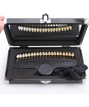 20/27 Color Teeth Whitening Shade Guide & Mirror - Wholesale Dental Chart Board for Accurate Color Comparison - Buy Online on GoSupps.com
