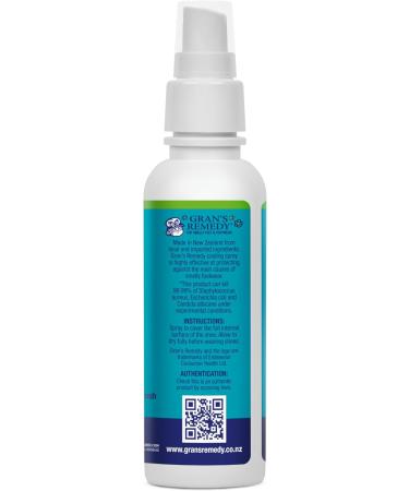 Gran's Remedy Spray for Smelly Feet - Proven Effective Long Lasting Cooling Mint Moisture Absorbing Foot and Shoe Deodorizer Spray 120ml - Buy Online on GoSupps.com