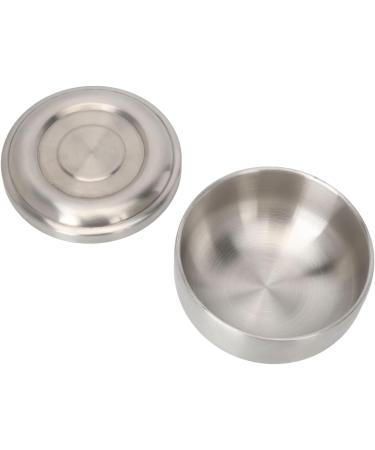 Saluaqui Facial Mask Mixing Bowl with Lid 304 Stainless Steel Mixing Bowl for Facial Mask Mud Mask and Other Skincare Products - Buy Online on GoSupps.com
