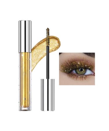 TQEBWUS liquid glitter mascara 3 colors purple voluminous glitter mascara colorful eyelash mascara colorful silver glitter mascara for p arty wedding music festival