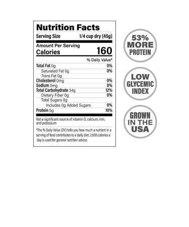 Parish White Rice: High-Protein Low-GI Long Grain Rice, USA-Made, Rich in Nutrients - 5lb Bag - Buy Online on GoSupps.com