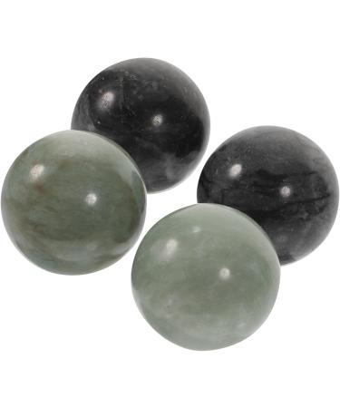 Magiclulu Gemstone Stress Balls | 10-Sentence Marble Gymnasium Balls for Adults | Obsidian Hand Massage Fitness Balls - Buy Online on GoSupps.com