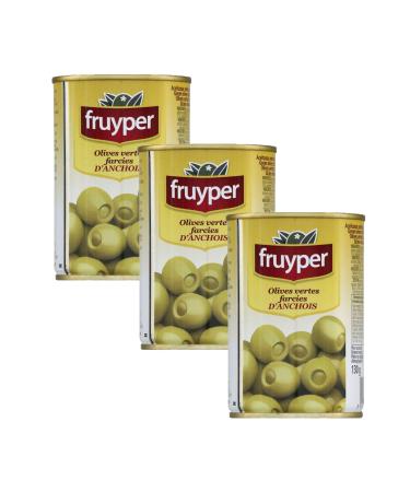 Fruyper Fruyper Pack of 3 Anchovied Olives 130 g Box