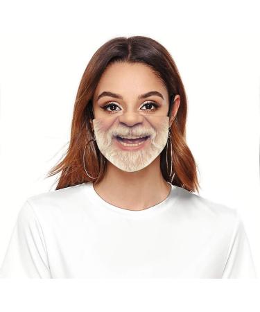 Amyglin Funny 3D Motif Bandanas | Washable Reusable Mouth-Nose Protection | Breathable Dustproof Neck Gaiter (One Size A045) - Buy Online on GoSupps.com