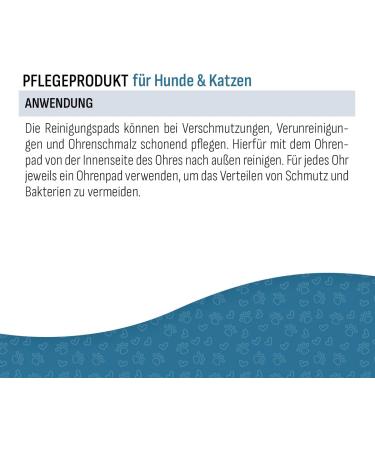 Anigo Ear Cleaning Pads for Dogs & Cats - 100 Soft & Mild Towels for Gentle Ear Hygiene & Care - Buy Online on GoSupps.com