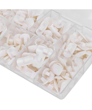 200 Pieces White Nail Tips for Practice & Training | DIY False Fake Nail Manicure Tools for Beginners - Buy Online on GoSupps.com