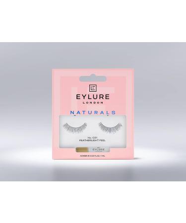 Eylure Naturals False Eyelashes Style No. 031 - Reusable, Adhesive Included - 1 Pair - Buy Online on GoSupps.com