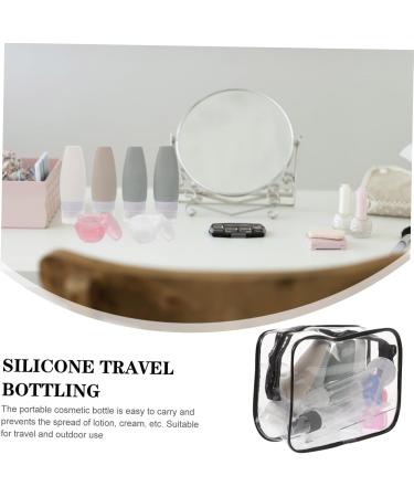 HONMEET Shampoo Travel Container 1 Set Silica Gel Bottle Skincare Kit Travel Set Skin Care Products Pp Cosmetic Travel Containers - Buy Online on GoSupps.com