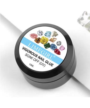 Nail Glue Gel for Press On Nails - Strong Fake Nail Adhesive for Press On Nails Nail Glue for Salon Home for Nail Strengthen for Girls Women Skoulazeo - Buy Online on GoSupps.com