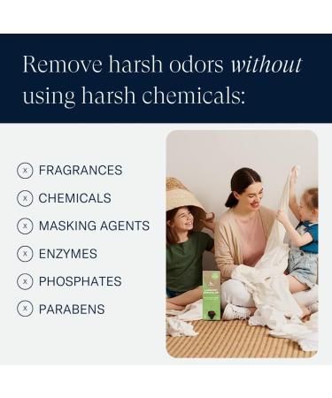 EnviroKlenz Liquid Laundry Enhancer - Non-Toxic Odor Removal for 35 Loads | Chemical Musty Sweat Smoke & Pet Odors - Fragrance-Free 140 Fl Oz - Buy Online on GoSupps.com