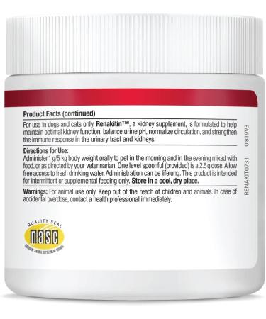 HealthyPets Renakitin Nutritional Supplement for Dogs & Cats - Kidney Support & Immune System Boost - 180g Red (RENAKIT0731) - Buy Online on GoSupps.com