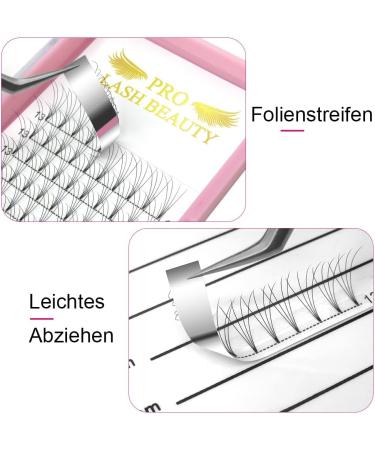 Pre Made Fan Eyelash Extensions 3D-D-0.10-9mm Short Stem | Russian Volume Lashes 0.07 0.10 | 9mm 3D-D-0.10 - Buy Online on GoSupps.com