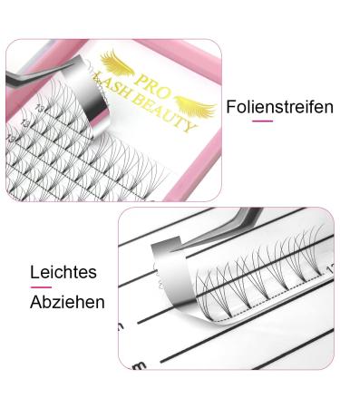 Buy 3D-C-0.10-9 Short Stem Eyelash Extensions | Volume Eyelashes | 12 Pieces Pack - C Curl 0.10 mm - International Shipping Available - Buy Online on GoSupps.com