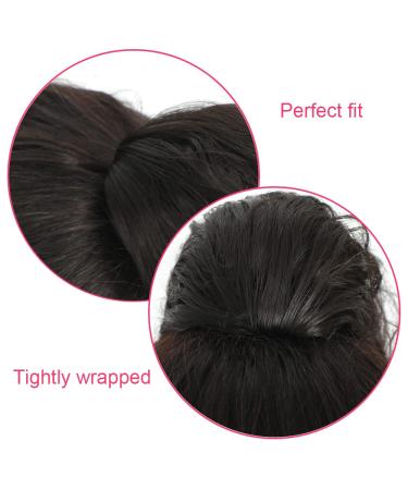 BETHANY 26 Inch Curly Drawstring Ponytail Extension - Synthetic Long Wavy Clip in Hair Extension for Women (Natural Black) - Buy Online on GoSupps.com