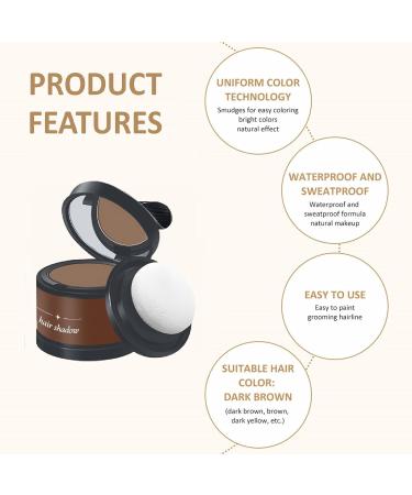  Bavooty Hair Root Touch-Up Powder Root Touch-Up Powder Hairline Shadow Cover Up Powder Hair Root Concealer Hair Shadow Powder to - Buy Online on GoSupps.com