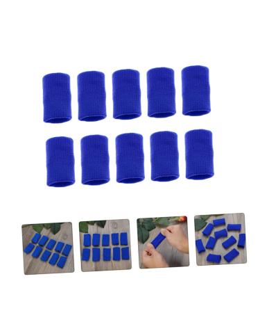 FRCOLOR 60 Pcs Volleyball Finger Protector Sleeve Set - Joint Finger Guard & Thumb Sleeve - Sports Gear for Enhanced Performance - Blue - Buy Online on GoSupps.com