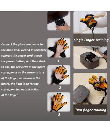 Rehabilitation Robot Gloves Smart Hemiplegia Five-Finger Trainer Portable Charging Stroke Hand Splint Minimize Spasticity (Left Hand XX) - Buy Online on GoSupps.com