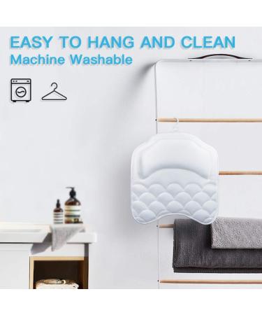 Beautybaby Bathtub Spa Pillow with Non-Slip 8 Suction Cups - Machine Washable Bag Included - Buy Online on GoSupps.com