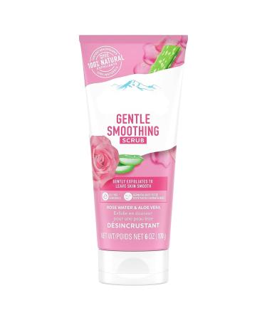 Face Scrub Our Gentlest Scrub Yet Rose Water & Aloe Vera Made with 100% Natural Exfoliants Paraben Free Oil-Free 170 gm