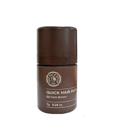 Quick Hair Puff 02 DARK BROWN for Hair Line Makeup Men/Women VM Korea
