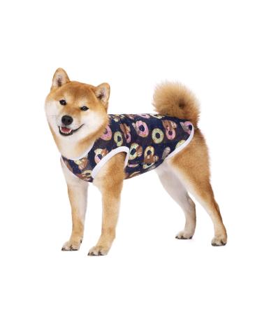 Pet Clothes Summer T-Shirt Cool Breathable Sun Protection for Medium Large Dogs (XXXL Navy Blue)