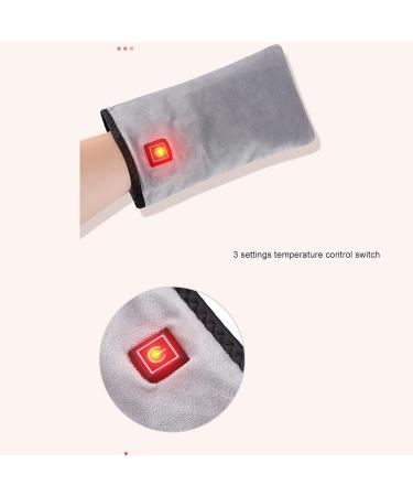 Heated Gloves 3 Settings Electric Heated Mittens Gloves Heated Beauty Hand Mittens Heating Gloves for Spa Hand Care Women Beauty Nail Art Manicure Warmer Mittens Warming Mitts USB(grey) - Buy Online on GoSupps.com