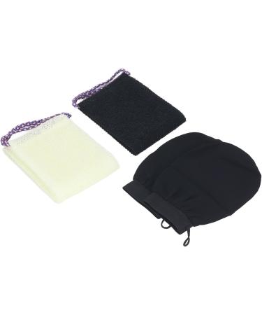African Bath Sponge Net Bath Sponge Soft Deep Cleansing Exfoliator 2 Hand Straps Quick Drying with Bath Gloves for Hotel Bathroom (DAUZcih30azpdw-12) - Buy Online on GoSupps.com
