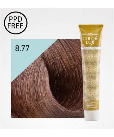  Design Look Couleur Lux Hair Color 8.77 Chocolate Hazelnut 100 ml - Buy Online on GoSupps.com