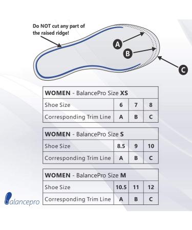 Balance Enhancing Shoe Inserts for Women | Patented Insoles for Fall Prevention | Ideal for Elderly & Parkinson s | Size Small (8.5 9 10 - Buy Online on GoSupps.com
