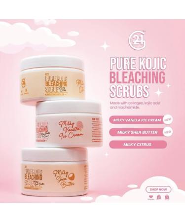 G21 Pure Kojic Scrub - Milky Shea Butter 300g - Buy Online on GoSupps.com