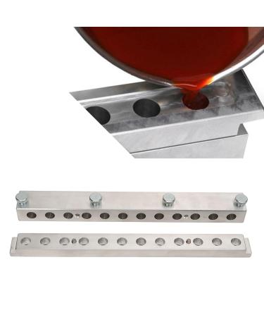 DIY Lipstick Mold - 12 Holes Beak Type Aluminum Cosmetic Tool for Lip Balm Making - Perfect for DIY Beauty - Buy Online on GoSupps.com