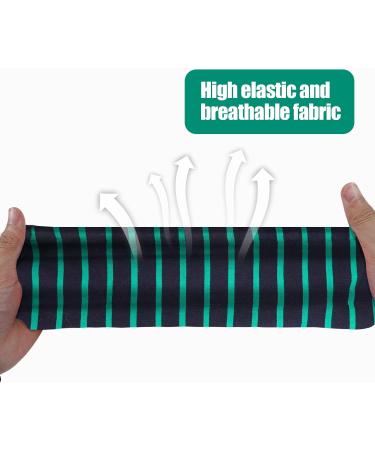 Breathable Dog Dividers for Surgical Wounds | Anti-Losing Cone | E-Neck Band Alternative XL (1-Pack) - Streak Green - Buy Online on GoSupps.com