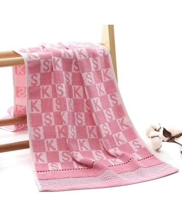 Cotton Letter Pattern Adult Washcloth Beach Sun Bath Towel - Portable & Absorbent | Gym Yoga Sports Towel - 1pc (Color A, Size 1pcs) - Buy Online on GoSupps.com