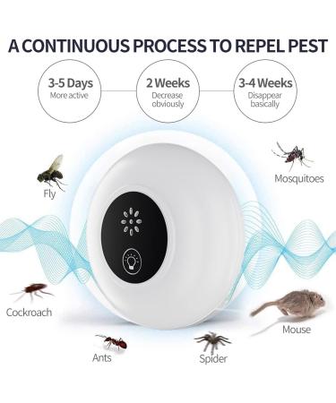 Ultrasonic Pest Repeller 6 Pack Pest Repellent Ultrasonic Plug in Mouse Rodent Repellent Indoor Insect Mosquito Repellent Indoors Mice Repellent Plug-Ins Pest Control Plug in Home  Kitchen  Office - Buy Online on GoSupps.com