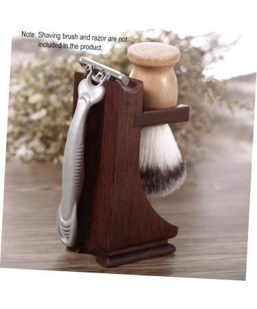 Hemoton Razor Storage Stand - Electric Razor Holder for Men | Barber Organizer & Wooden Shaving Set - Buy Online on GoSupps.com
