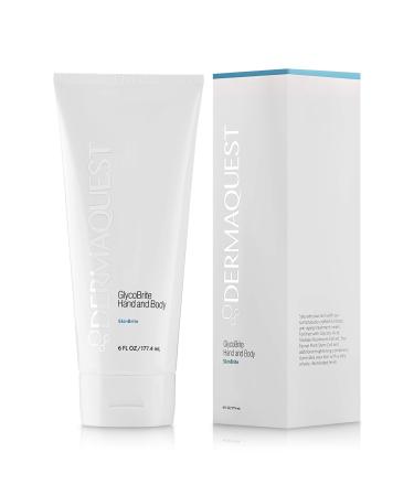 DermaQuest GlycoBrite Anti Aging Hand & Body Cream - Hydrating Exfoliating Moisturizing Cream with 10% Glycolic Acid - Dark Spot Remover (6 oz.)