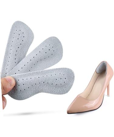 FRCOLOR 4 Pairs Anti-Wear Back Stickers for Shoes | Heel Protectors & Pads | Grey Leather Heelpieces 18X10.5cm - Buy Online on GoSupps.com