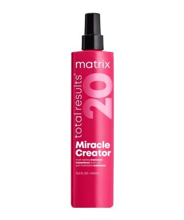 MATRIX Total Results Miracle Creator | Ultimate Strengthening Leave-In Conditioner | Moisturizing Heat Protectant & Detangler Spray | For Damaged Hair | Sulfate Free 13.50 Fl Oz (Pack of 1)