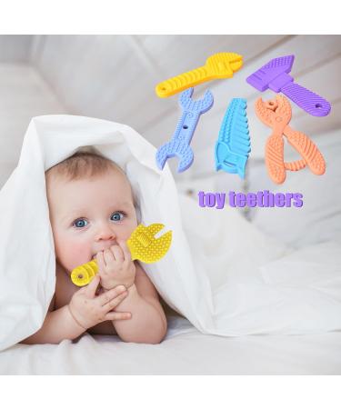 Tools Teething Toys | Safe Silicone Chew Toys Teething Toys - Soft Tools Teether Toys BPA Free Silicone Tool Shaped Toys for Toddlers Birthdays Christmas Gifts Kumprohu - Buy Online on GoSupps.com