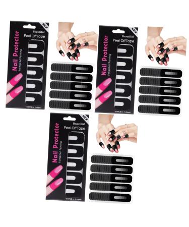 minkissy Nail Polish Protector 300 Sheets Nail Protective Oil Sticker Anti-Spill Stickers tearable Adhesive Tape Nail Protector Stickers Nail Polish Guards for Fingers Nail Protector 3.00X2.50X0.10CMx3pcs As Shownx3pcs