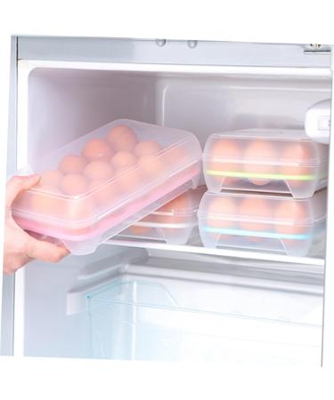 Yardenfun 3pcs Eggs Dispenser Serving Tray Containers for Food Egg Holder Storage Box Portable Egg re-usable Green 25*15.5*7.2cm - Buy Online on GoSupps.com