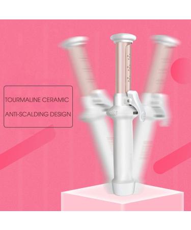 Mini Cordless Curling Iron - 30W 2-in-1 USB Rechargeable Hair Curler & Straightener for Travel - Ceramic Wet & Dry Use (White - Buy Online on GoSupps.com