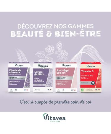 VITAVEA WELL-BEING - Brewer's yeast Biotin (vitamin B8) Zinc Selenium - 550 mg 1 capsule per day - Made in France - 60 tablets Vegan - Buy Online on GoSupps.com