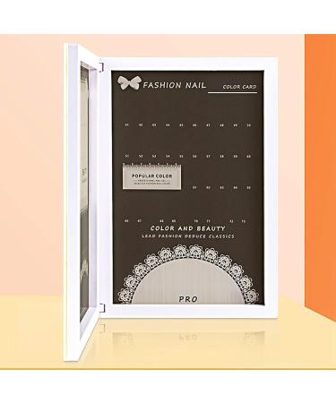 83 Nail Display Book - Waterproof Nail Art Presentation Box with Magnetic Closure | Empty Nail Color Table for Organized Nail Art Display - Buy Online on GoSupps.com