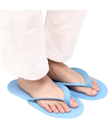 12 Pairs Portable Disposable Slippers Soft Comfortable Travelling Hotel Flip Flops 3mm Thickness Lightweight Disposable Slippers for Spa Pedicure 42 EU Blue - Buy Online on GoSupps.com