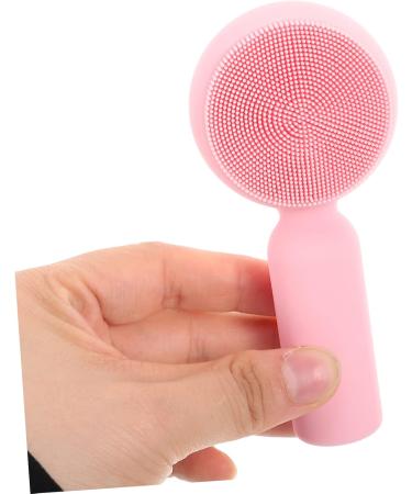 POPETPOP Silicone Face Brush Silicone Exploration Brush Pore Scrubber Facial Bridges Skin Care Tools Face Scrubber Brush Silicone Facial Brush Miss Double Sided Silica Gel Skin Care Brush 11x5cm Pink - Buy Online on GoSupps.com
