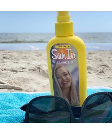 Sun-In Hair Lightener Spray Lemon Fresh 4.7 oz - Natural Hair Lightening Solution - Buy Online on GoSupps.com