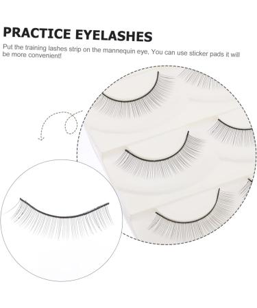 Beavorty 10 Pairs Fake eyelashes natural false lashes eyelash supplies natural false eyelashes segmented false eyelash reusable black eyelash artificial eyelashes Practice False Eyelashes - Buy Online on GoSupps.com